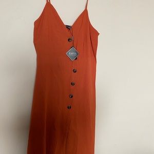 Burnt orange dress